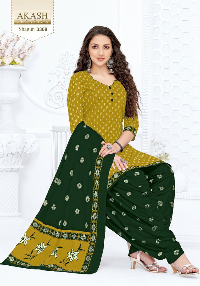 Akash Shagun 33 Cotton Printed Regular Wear Dress Material Collection